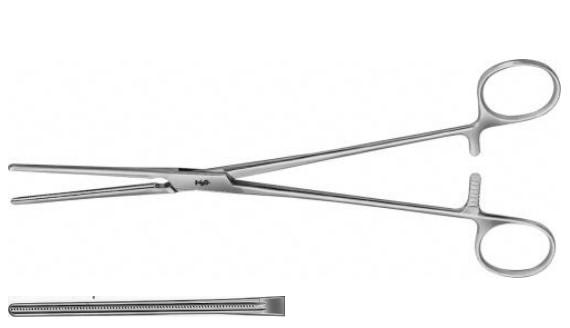 ДЕ’БЕКІ АТРАВМАТ. ЗАТИСКАЧ ПРЯМ. 65/225MM